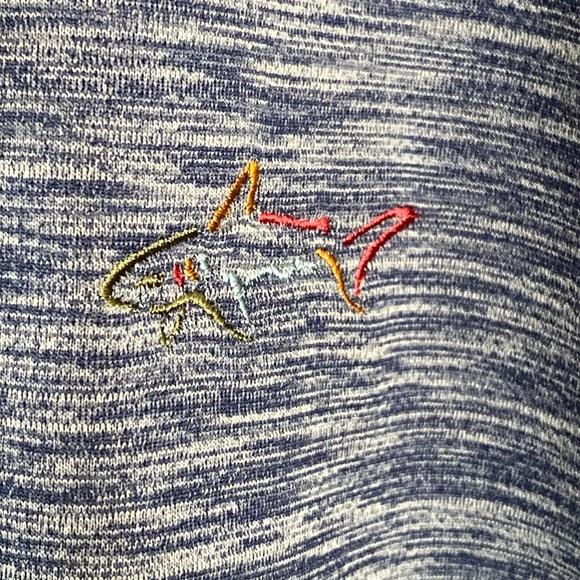 Greg Norman Blue Play Dry Fit Golf Shirt Size XL - Picture 4 of 15